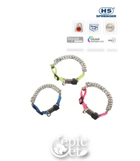 Collare SPRENGER con ClicLock regolabile e doppia catena