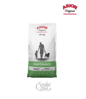 Arion Original Professional Maintenance Med (26/15) 20kg - Adult, Monoproteico, Pollo & Riso, Mantenimento