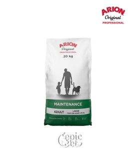 Arion Original Professional Maintenance Large (25/13) 20kg - Adult, Monoproteico, Pollo & Riso, Mantenimento