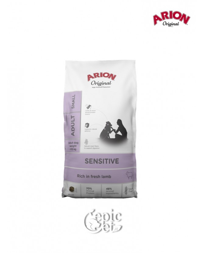 Offerta Arion Sensitive Small Breed Adult Agnello & Riso 7,5kg + 1kg Gratis – Cani di piccola taglia sensibili