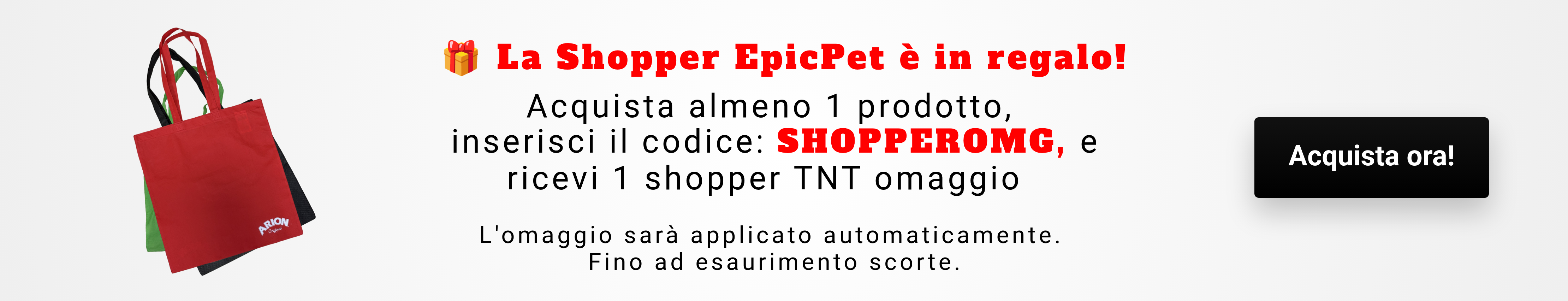 EpicPet.it Promo_Banner_2026 04-ARION Original Skin & Coat 12+3 Banner