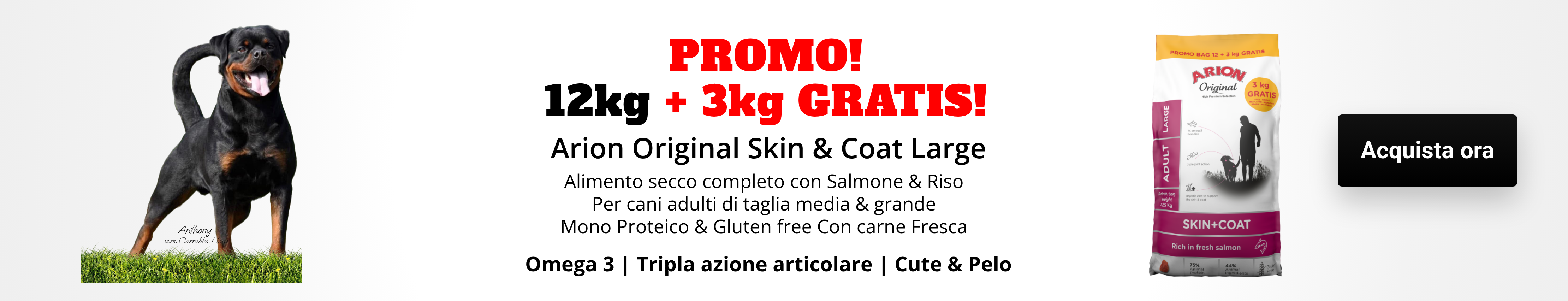 EpicPet.it Promo_Banner_2026 04-ARION Original Skin & Coat 12+3 Banner