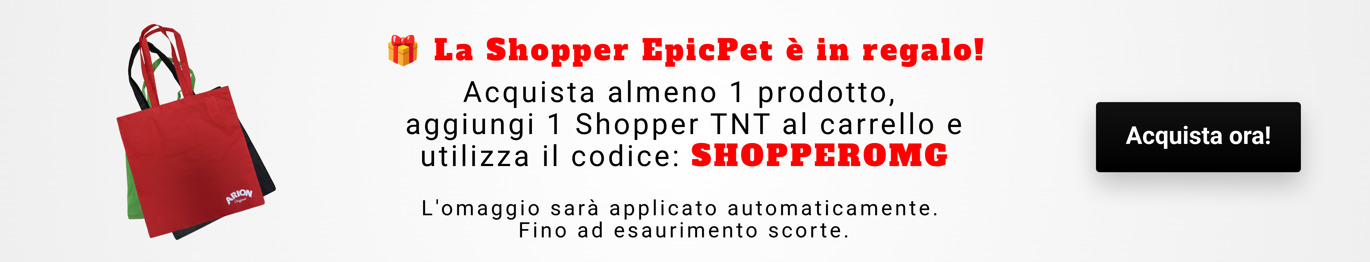 EpicPet.it Promo_Banner_2026 04-ARION Original Skin & Coat 12+3 Banner